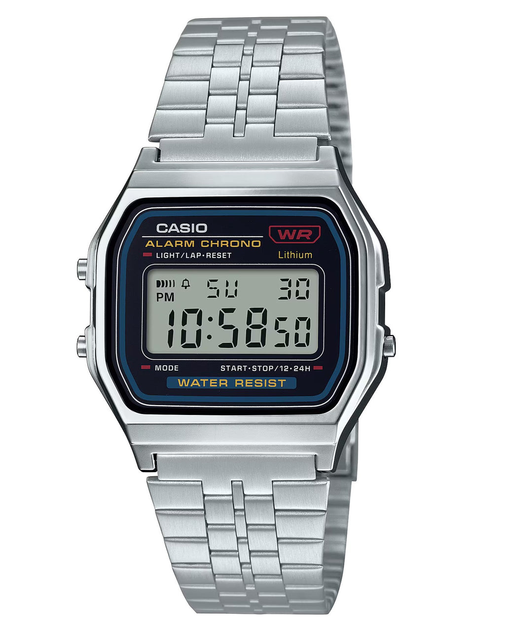 Casio Vintage Digital Unisex Metal Watch A159W-N1DF