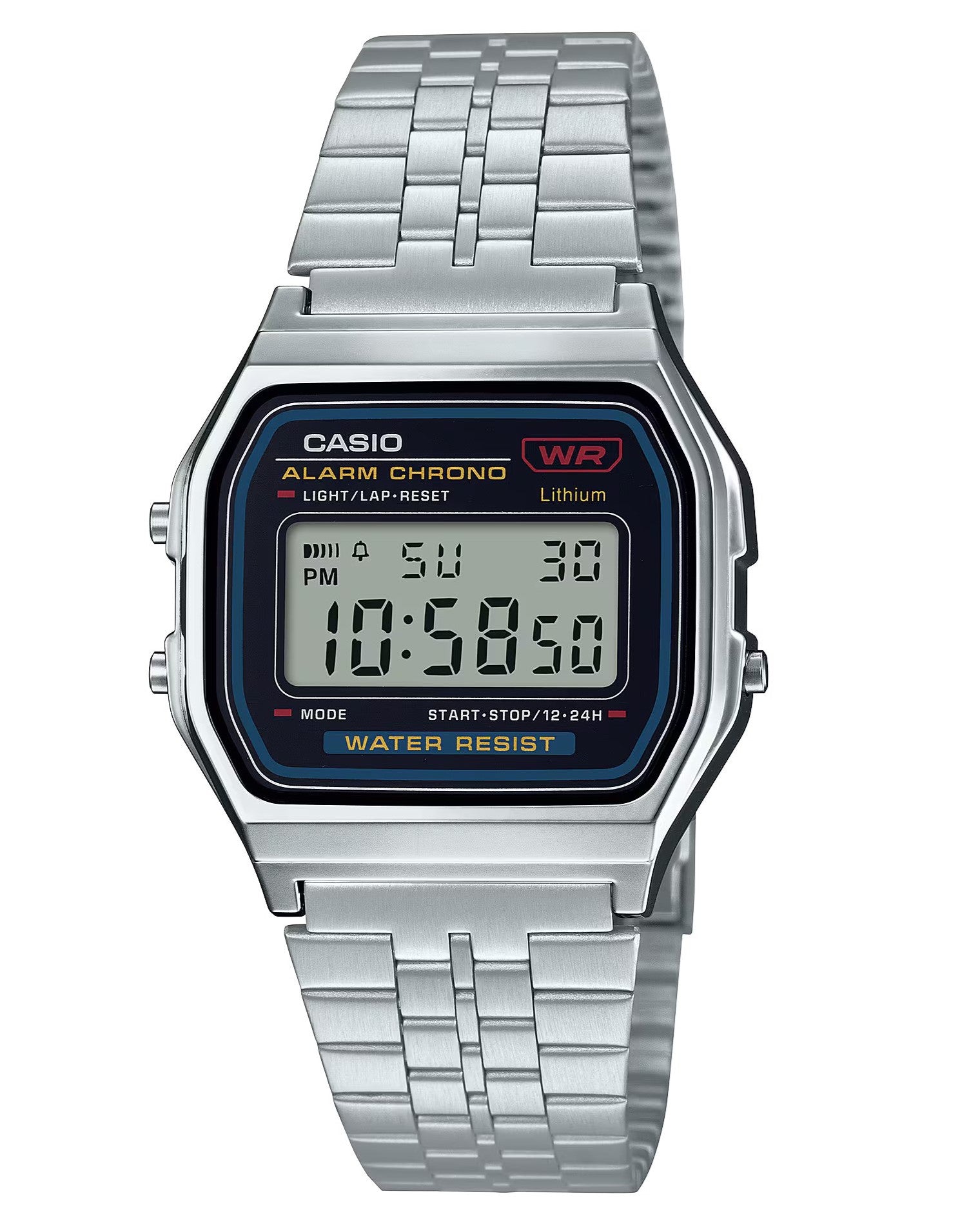 Casio Vintage Digital Unisex Metal Watch A159W-N1DF