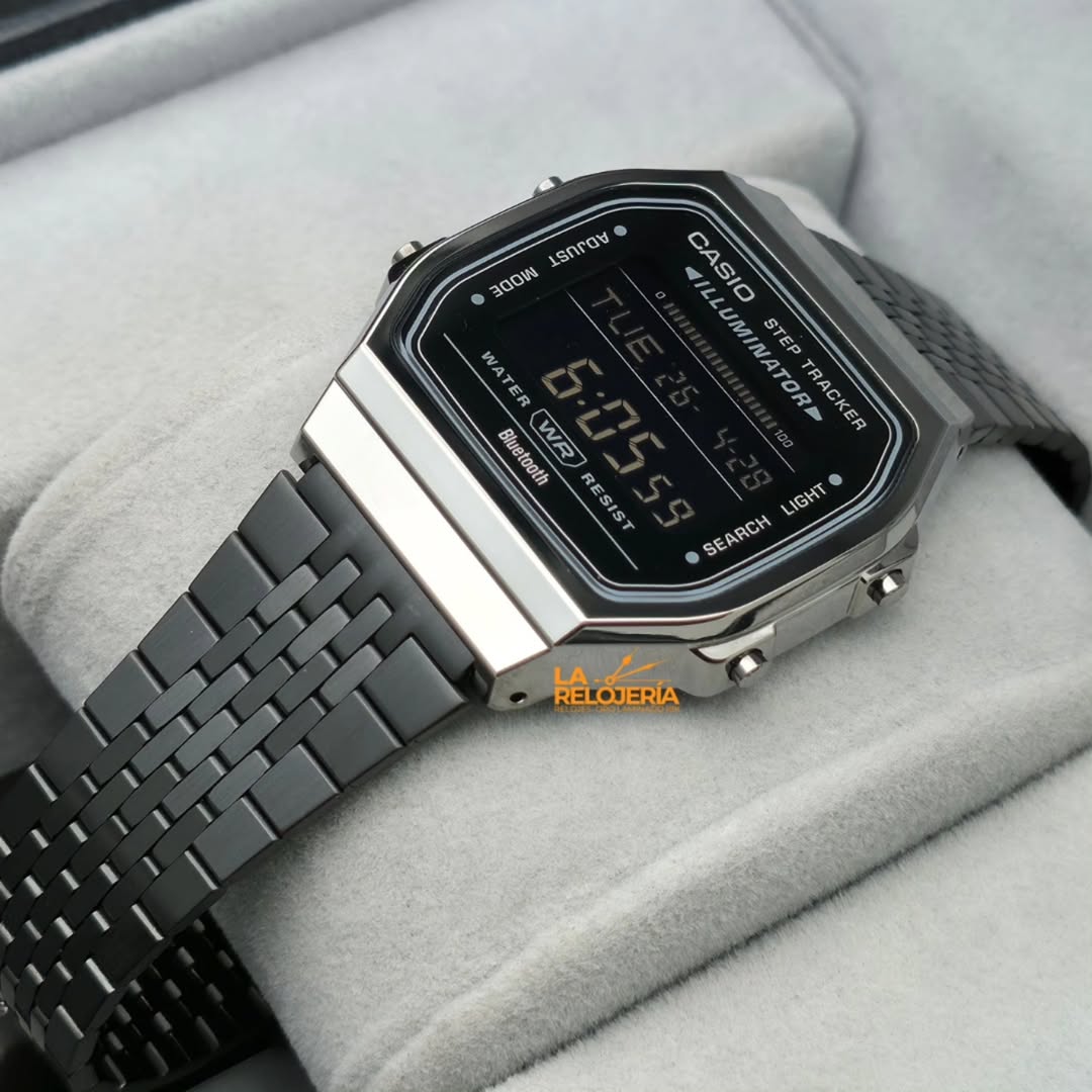 Casio Vintage Digital Unisex Metal Watch ABL-100WEGG-1BDF