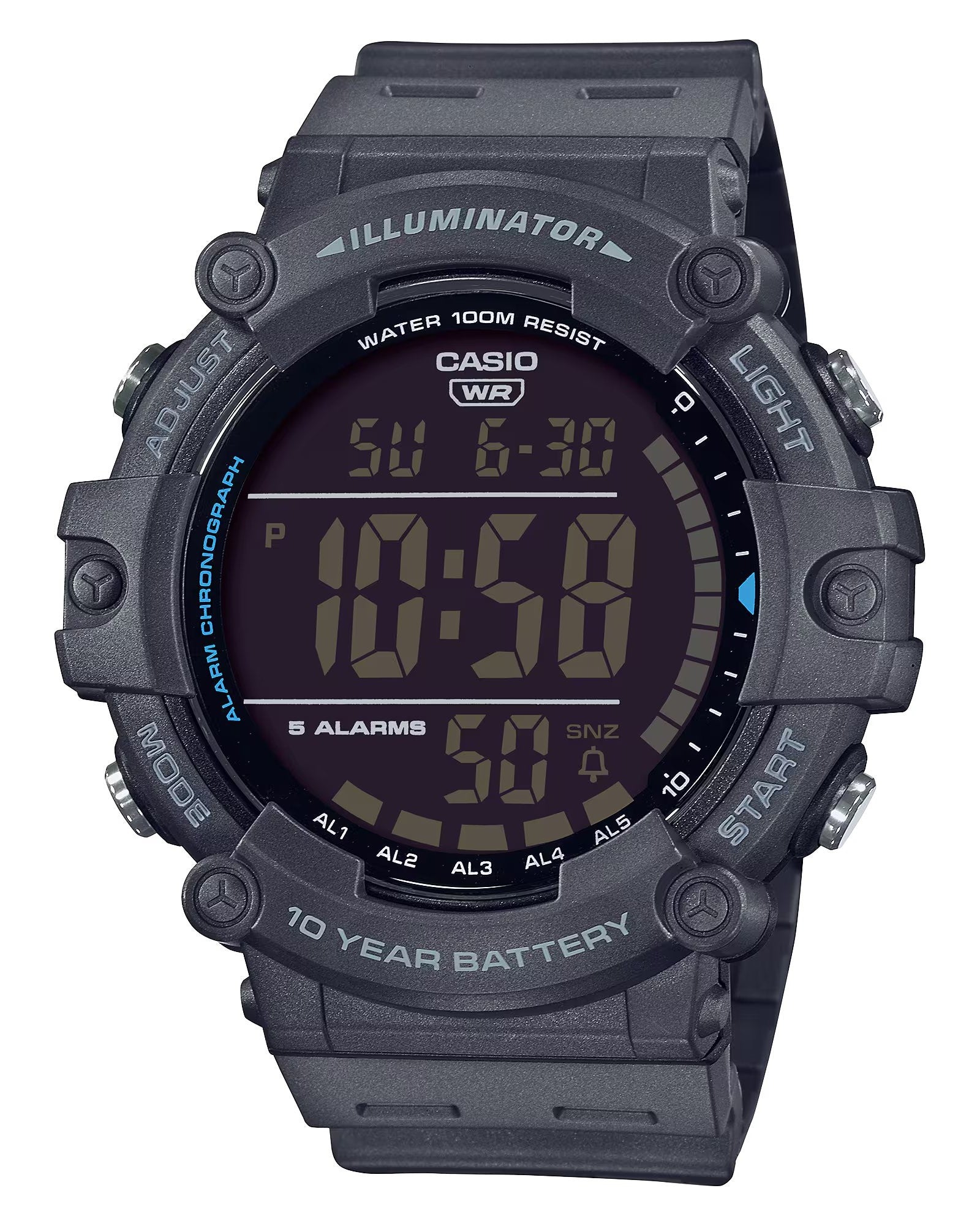 Casio Digital Men Watch AE-1500WH-8BVDF