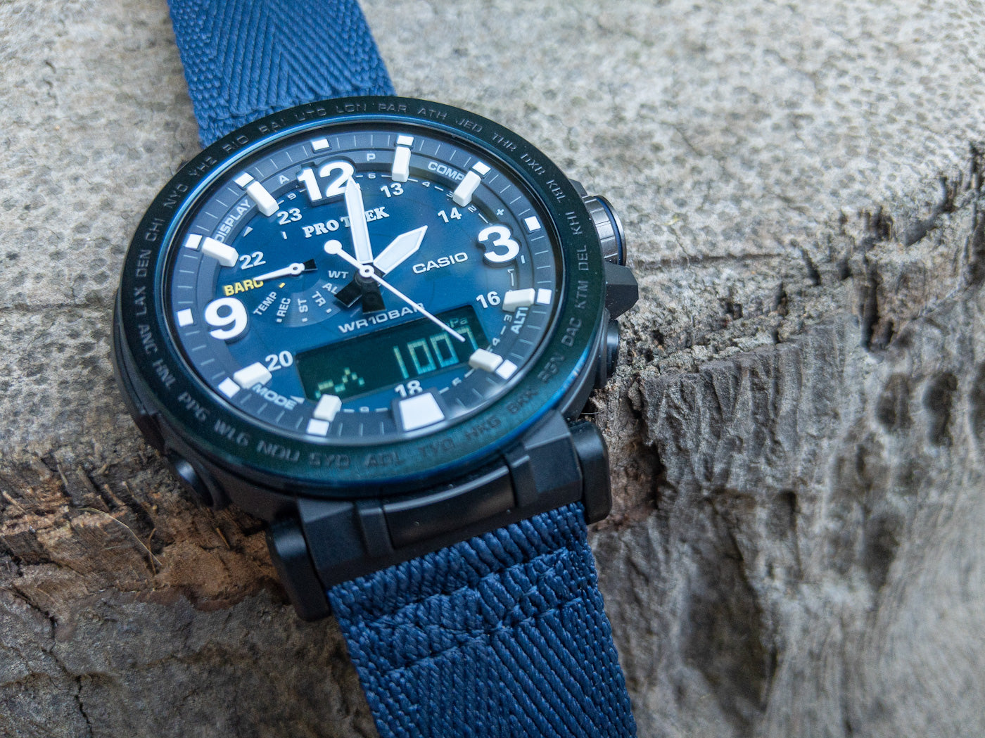 Pro Trek Solar Camping Watch PRG-600YB-2DR
