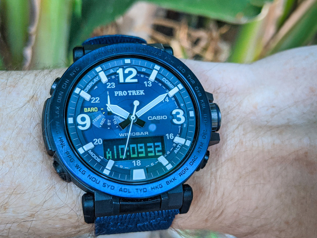 Pro Trek Solar Camping Watch PRG-600YB-2DR