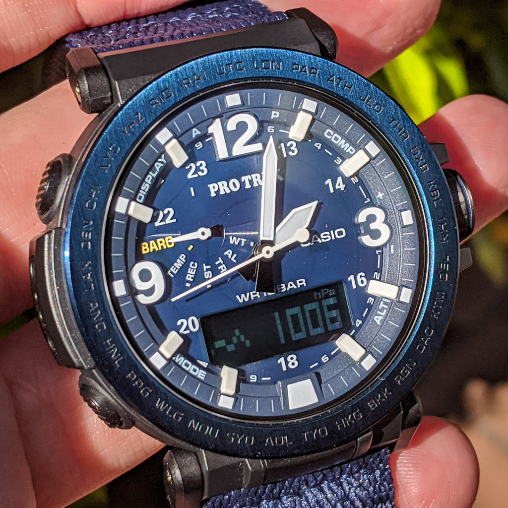 Pro Trek Solar Camping Watch PRG-600YB-2DR