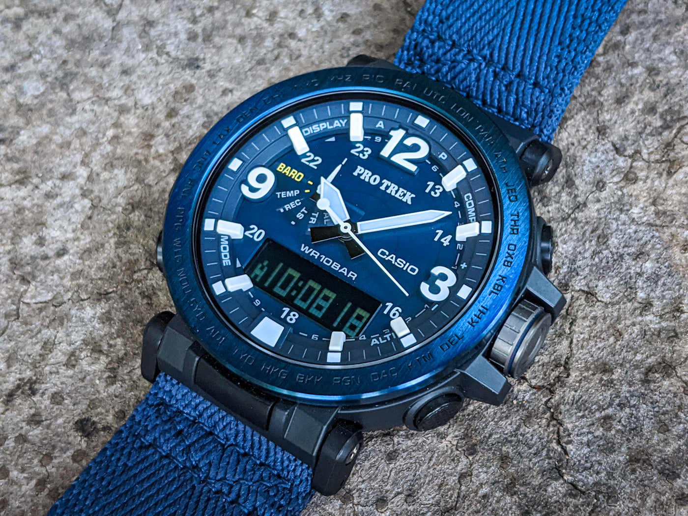 Pro Trek Solar Camping Watch PRG-600YB-2DR