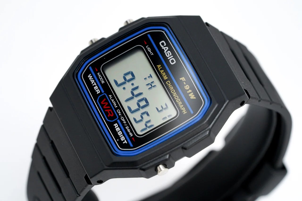 Casio Vintage Digital Men Watch F-91W-1DG