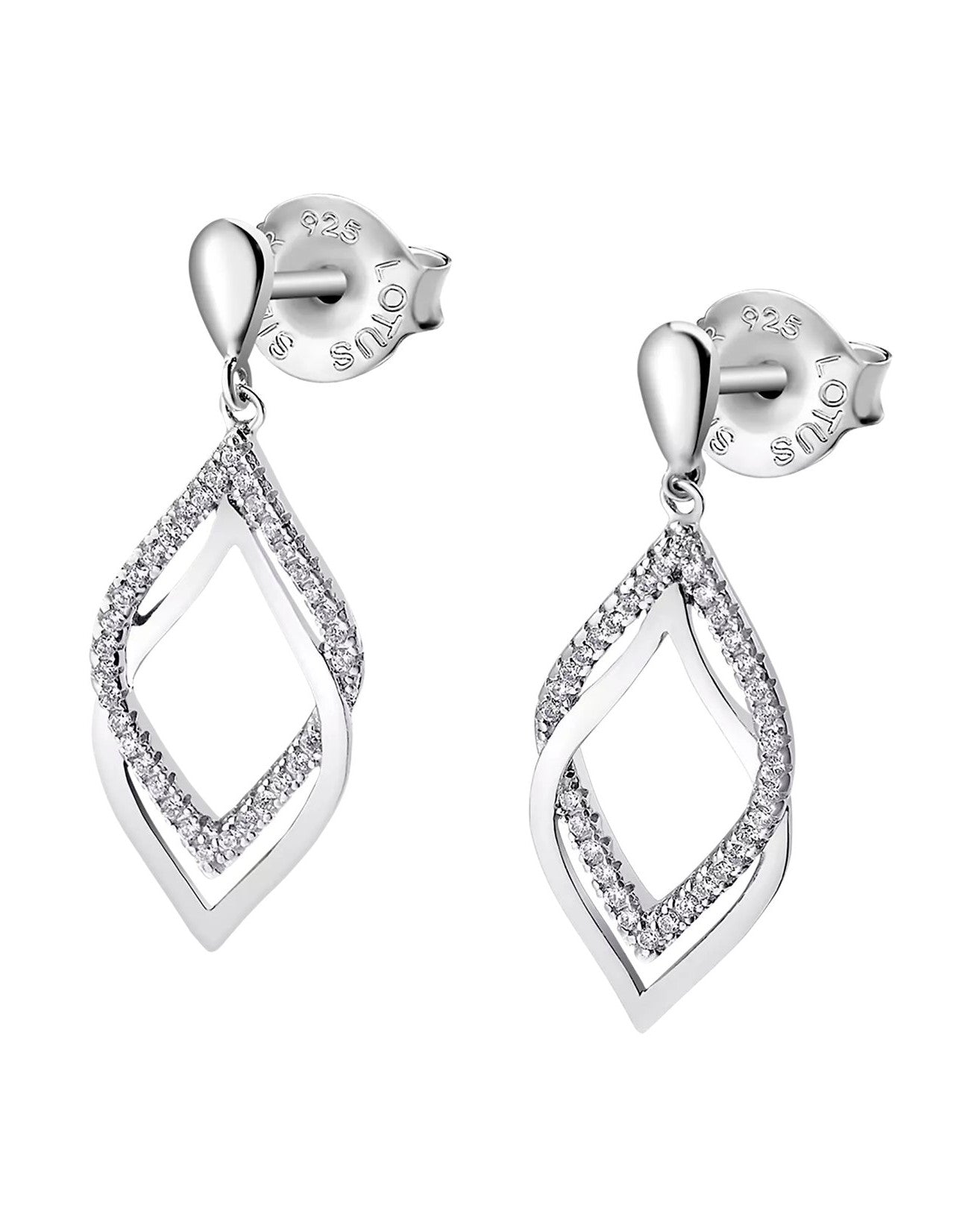 Lotus Silver Women’s Sterling Silver 925 Earrings LP1791-4/1