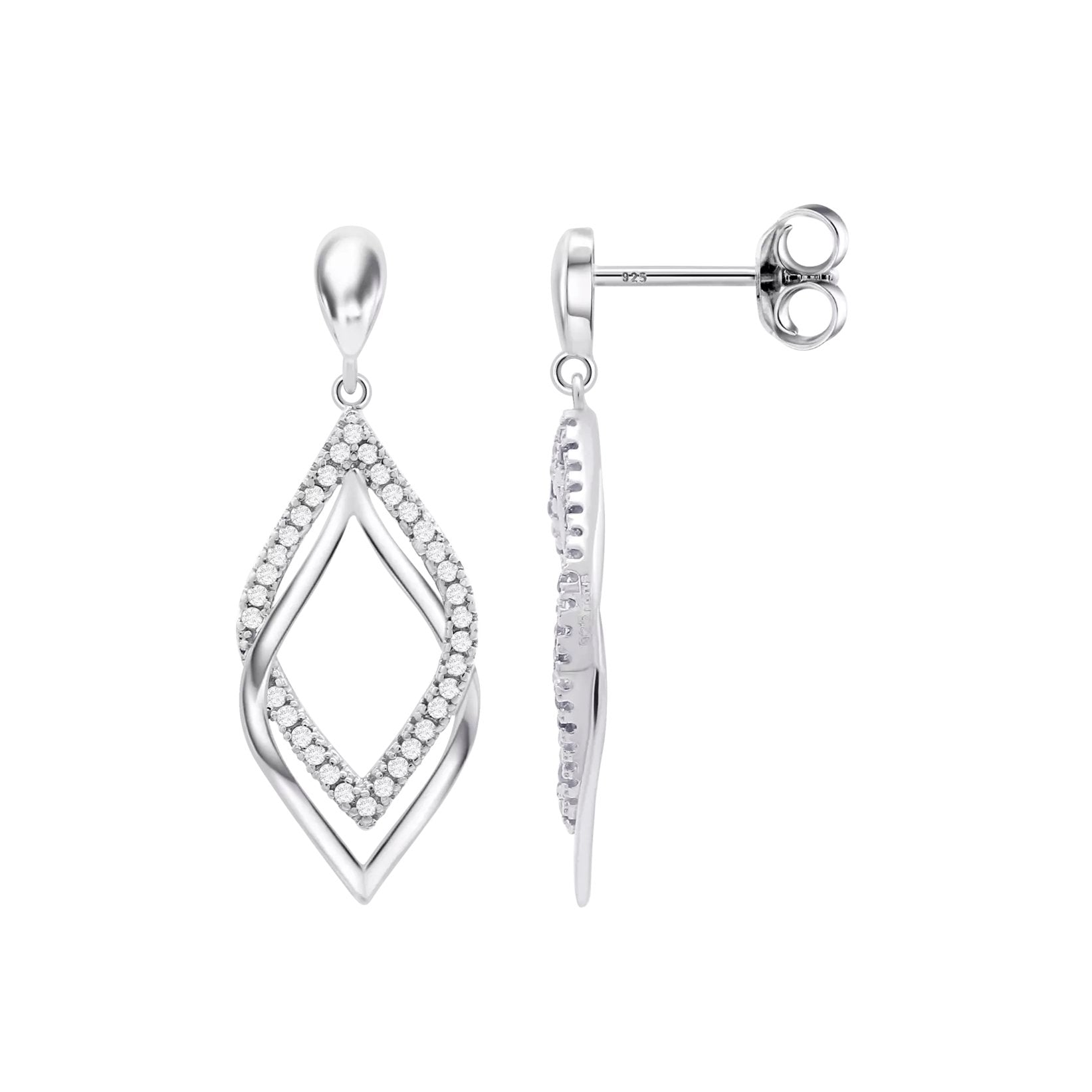 Lotus Silver Women’s Sterling Silver 925 Earrings LP1791-4/1