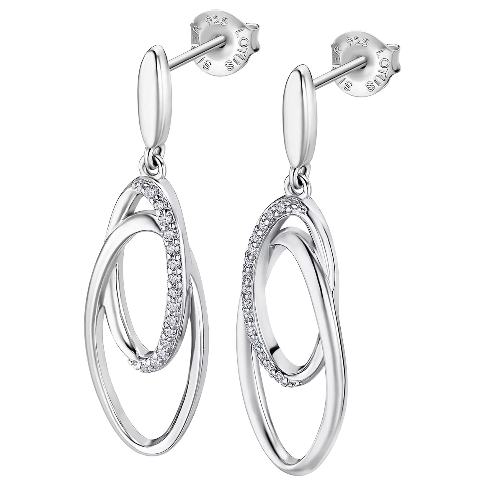 Lotus Silver Women’s Sterling Silver 925 Earrings LP3489-4/1