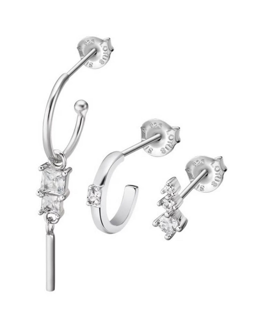 Lotus Silver Women’s Sterling Silver 925 Earrings LP3569-6/1