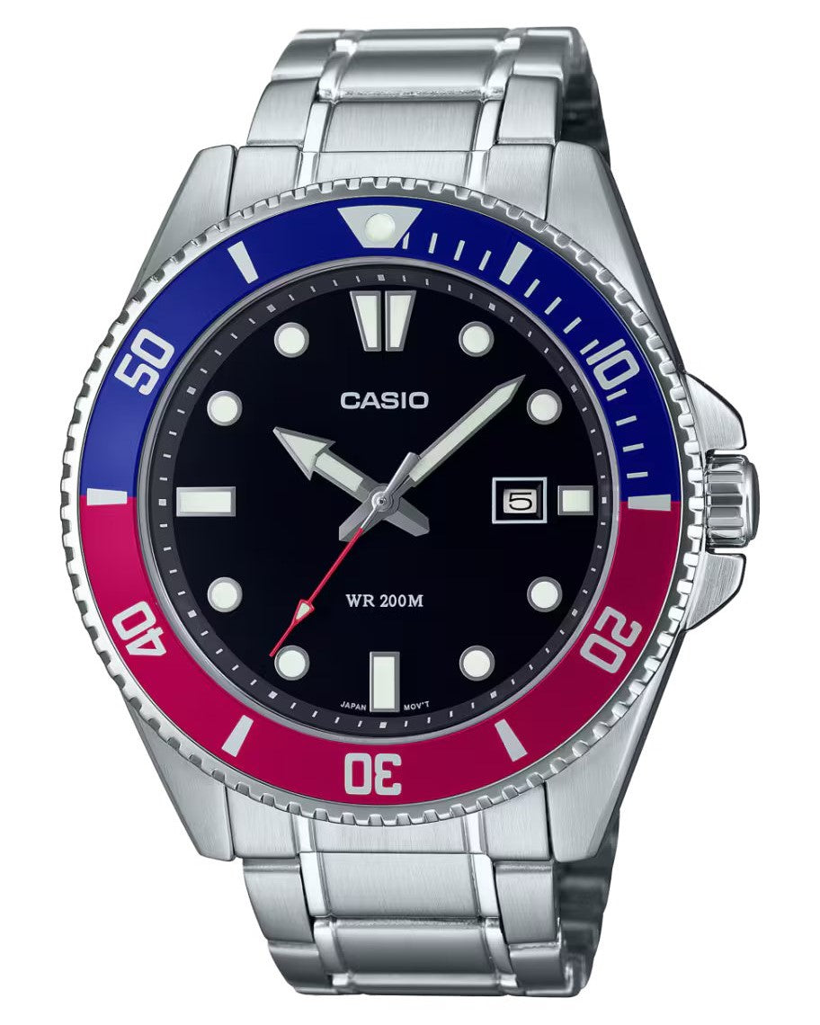 Casio men 3H Watch MDV-107D-1A3VDF