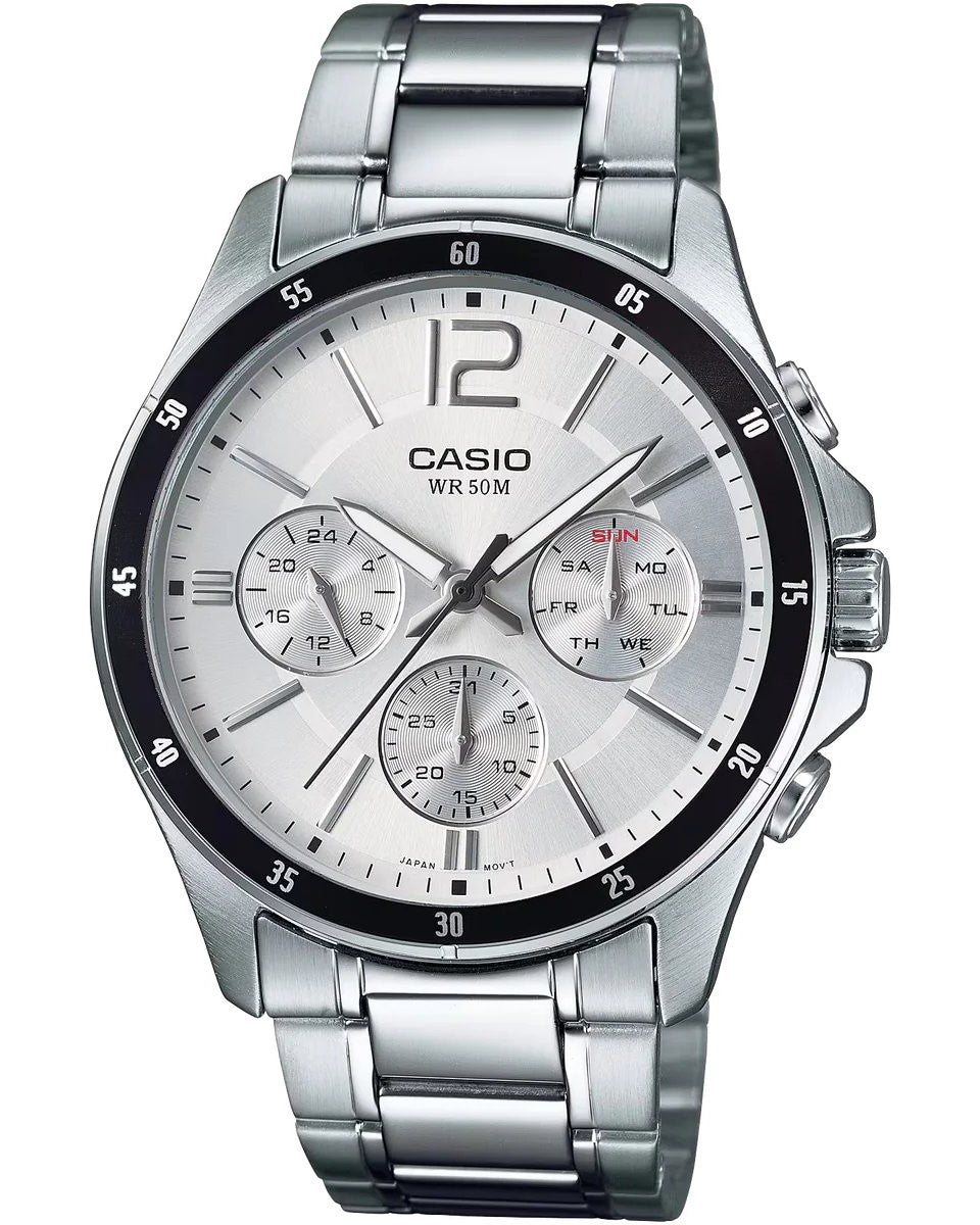 Casio men 3H Watch MTP-1374D-7AVDF