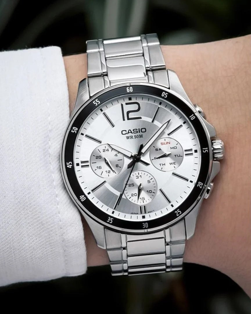 Casio men 3H Watch MTP-1374D-7AVDF