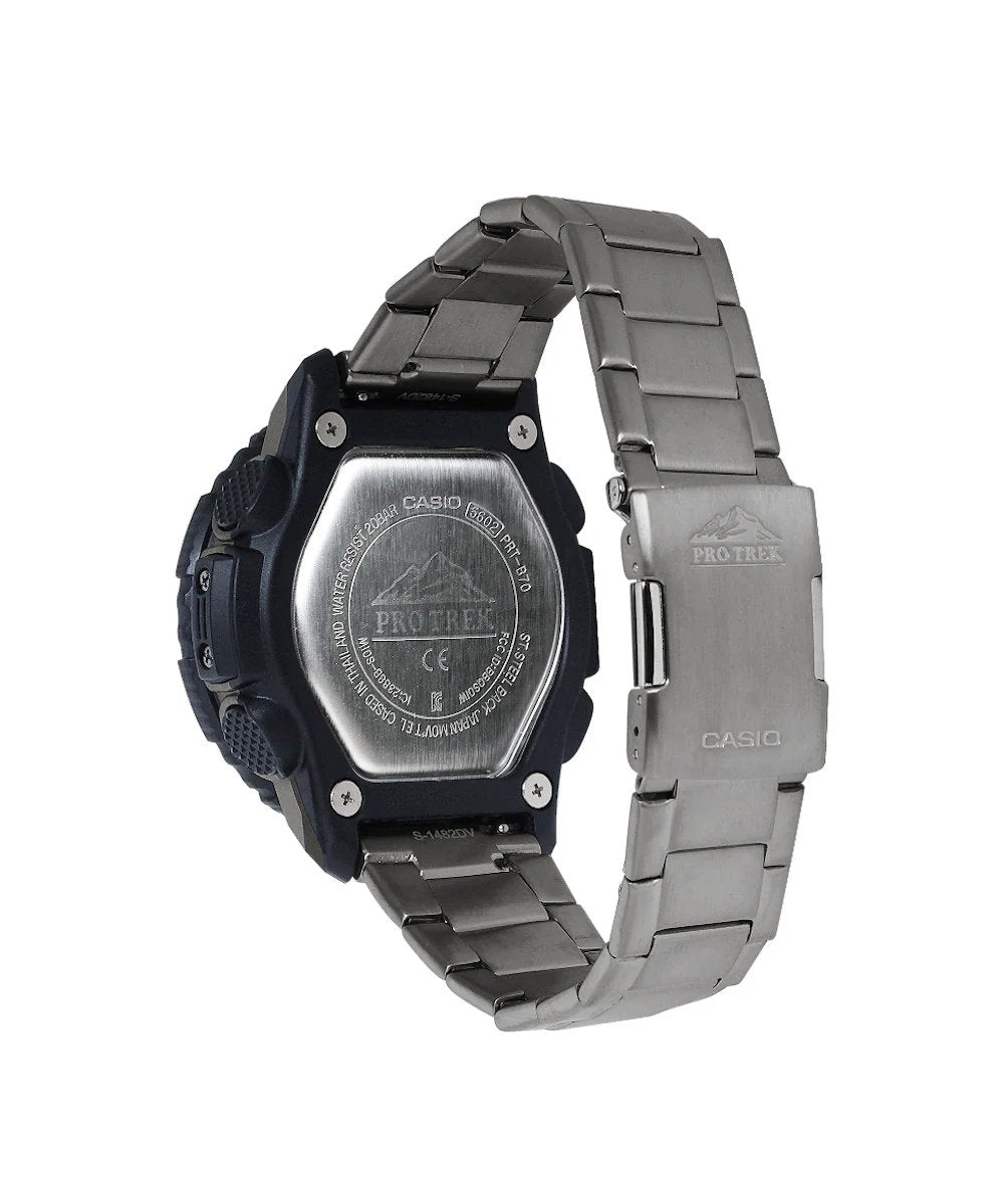 Pro Trek Bluetooth Fishing Titanium Watch PRT-B70T-7DR
