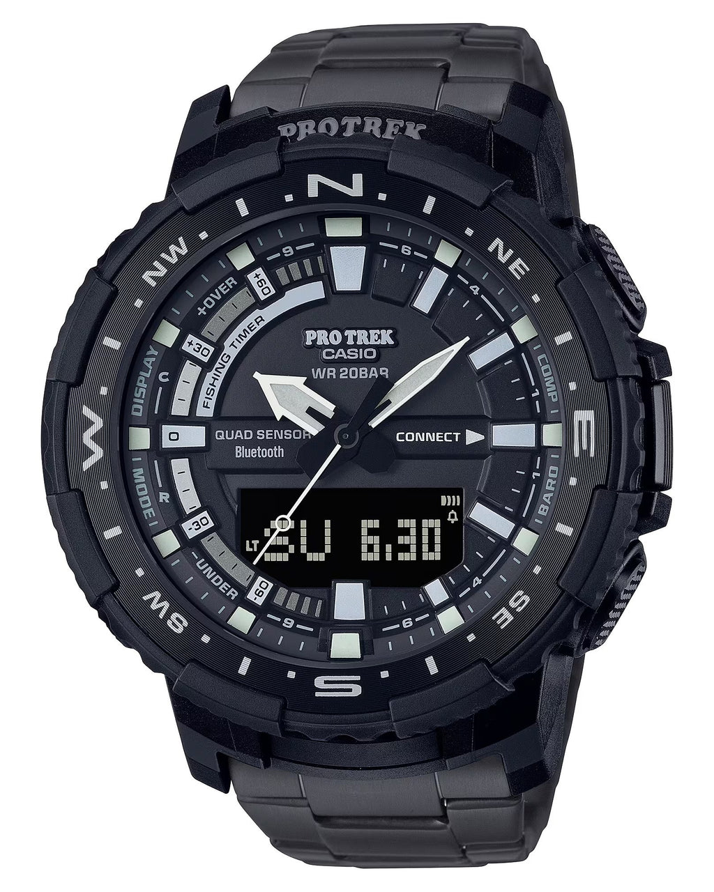 Pro Trek Bluetooth Fishing Titanium Watch PRT-B70YT-1DR