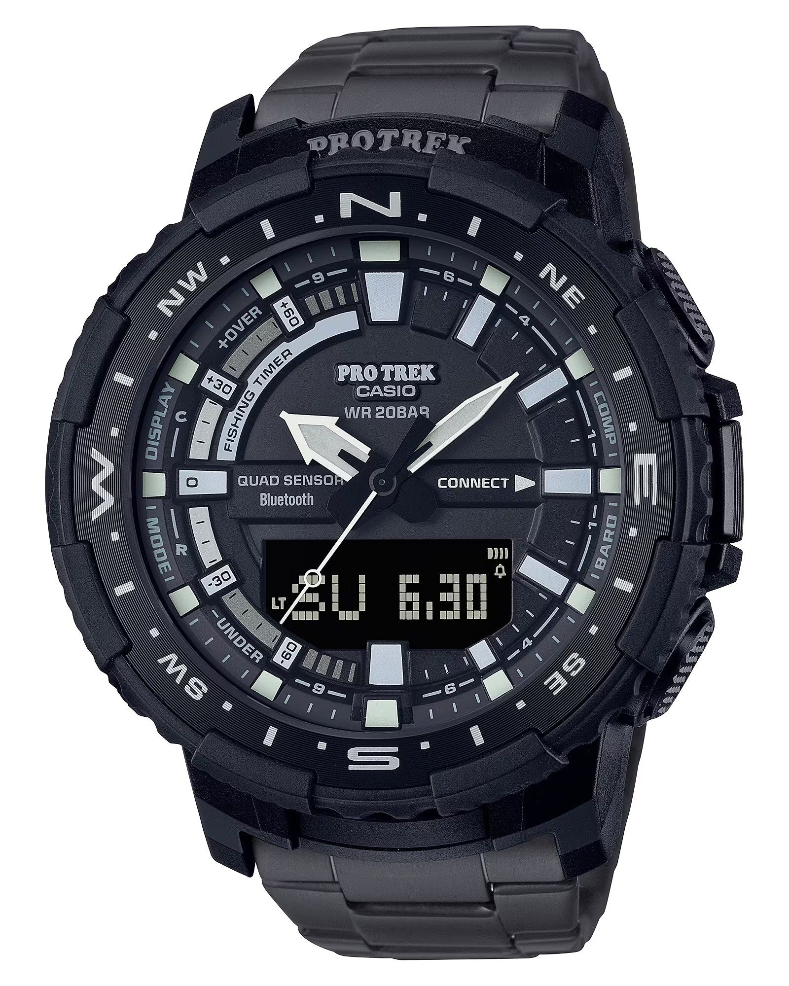 Pro Trek Bluetooth Fishing Titanium Watch PRT-B70YT-1DR