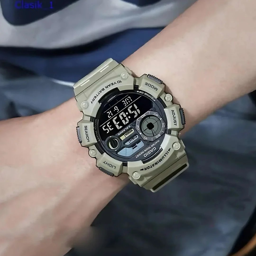 Casio Digital Men Watch WS-1500H-5BVDF