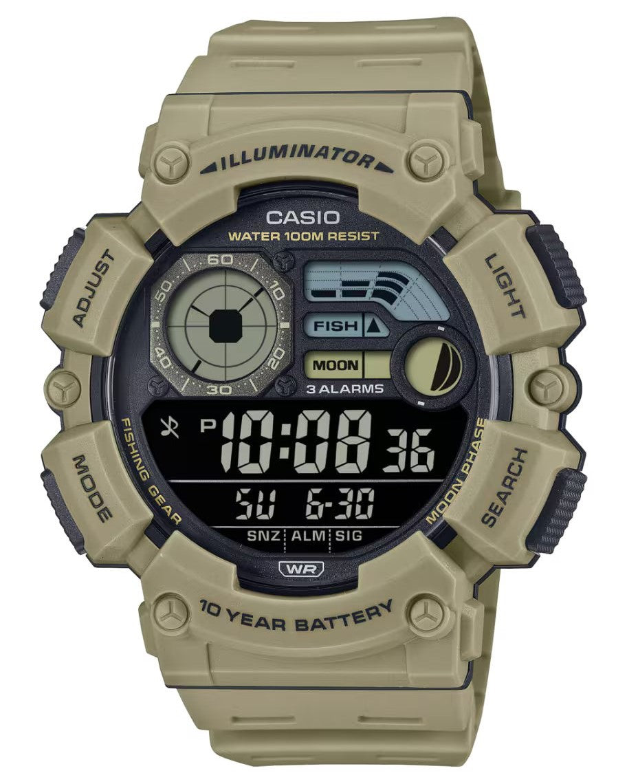 Casio Digital Men Watch WS-1500H-5BVDF